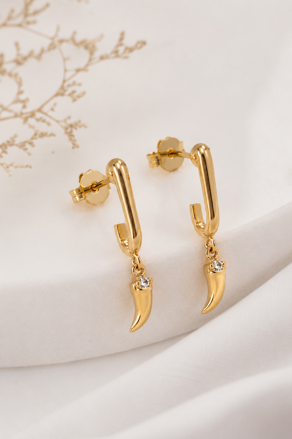 Brinco Dolce Presa Ouro 18k