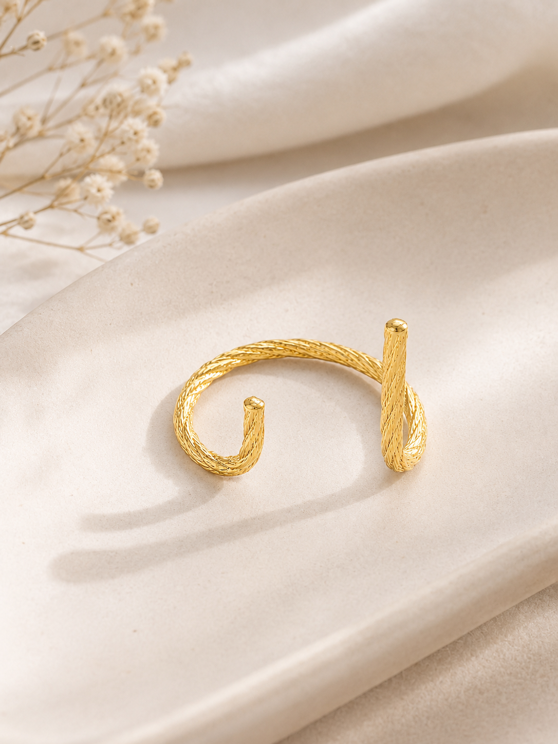 Bracelete Double Trabalhado Ouro 18k