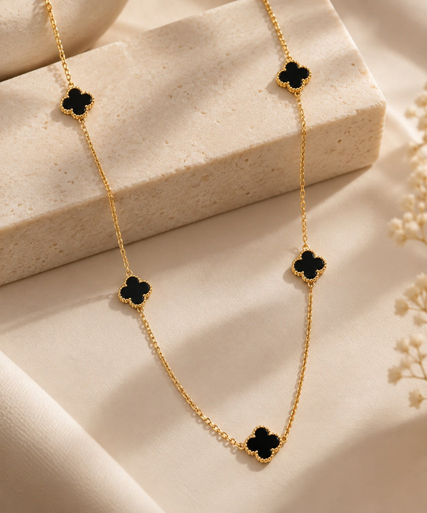 Scarlat SKU 14998 foto 2 | Colar Trevo  Ouro 18k