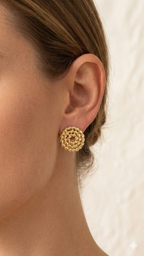 Brinco Caracol Ouro 18k