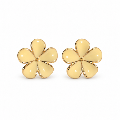 Scarlat SKU 15324 foto 1 | Brinco Flor Sunny Ouro 18k