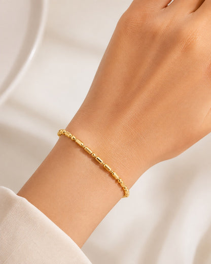 Pulseira Ponto e Vírgula MontClair Ouro 18k
