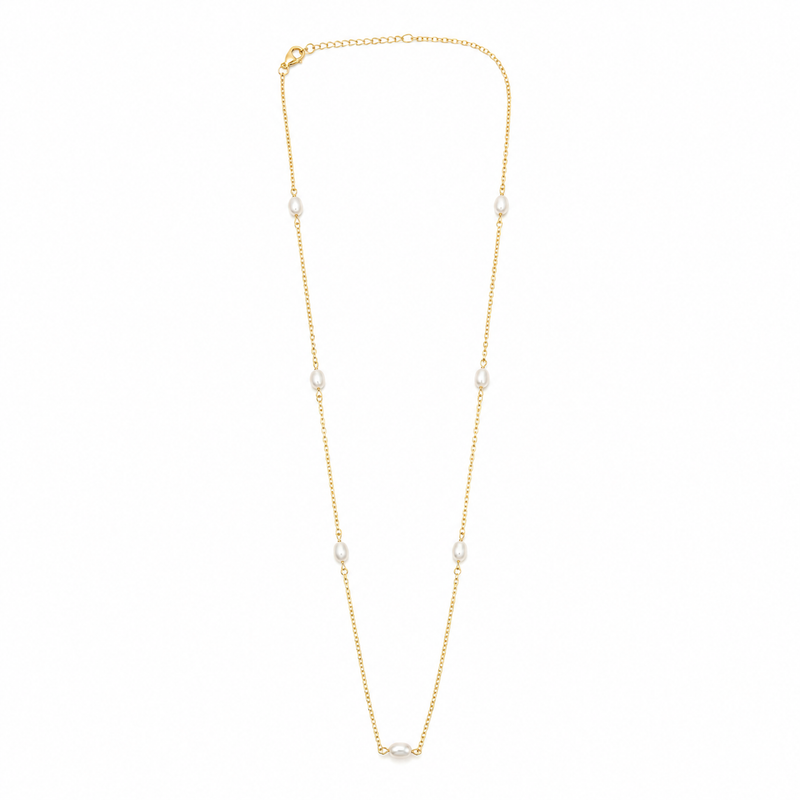 Colar Alongado Cartier com Pérola Oval MontClair Ouro 18k