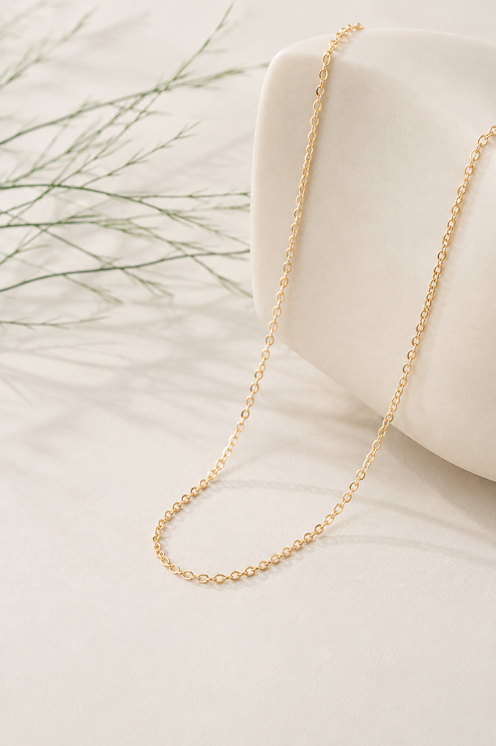 Corrente Elo Cadeado Ouro 18k