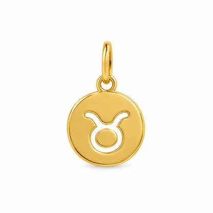 Scarlat SKU 15145 foto 1 | Pingente Signos Chapinha Lisa Ouro 18k